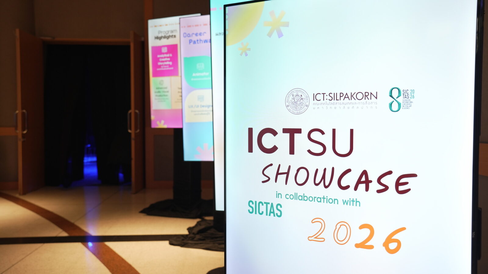 ICT Silpakorn สรุปภาพรวม Showcase 2026 สะท้อนพลังคนรุ่นใหม่ด้านดิจิทัลคอนเทนต์ สื่อสร้างสรรค์ และเทคโนโลยี