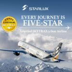 STARLUX Airlines secures its second consecutive SKYTRAX 5-Star Rating in 2026 and launches its first European route to Prague, with Bangkok–Taipei–Prague connections, premium Airbus A350 service, SNOOPY flights, and AIRSORAYAMA aircraft.