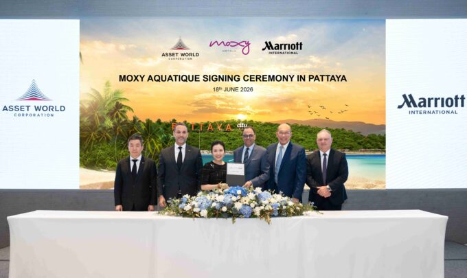 AWC ลงนามแมริออท อินเตอร์เนชั่นแนล เปิด Moxy Pattaya The Aquatique ภายในโครงการมิกซ์ยูส Aquatique พัทยา เสริมพอร์ตโรงแรมกว่า 1,400 ห้อง รับการเติบโตการท่องเที่ยวและ EEC