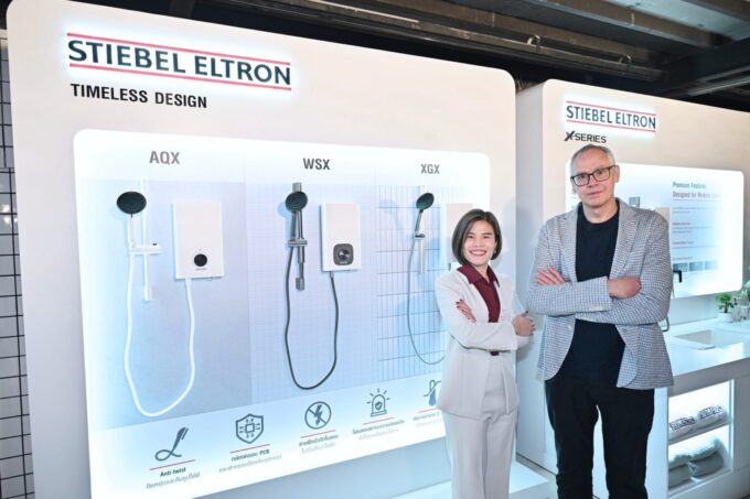 Stiebel Eltron targets THB1.41 billion in 2026 sales despite forecasting a 10% decline in Thailand’s water heater market, led by its new X-Series.